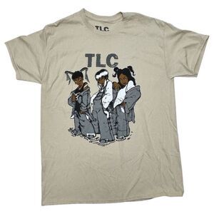 TLC 2023 No Scrubs Anime T-Shirt Sz L